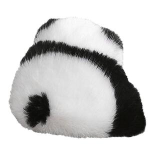 仿羊毛熊猫背影抱枕可爱床头靠垫沙发客厅靠枕成都旅游纪念品礼物