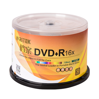 铼德档案DVD空白光盘16速4.7GB