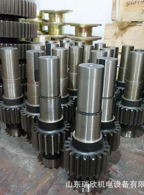 定制南京六合乳化液泵站配件矿用乳化泵厂家RB400Ⅱ.01-8齿轮轴