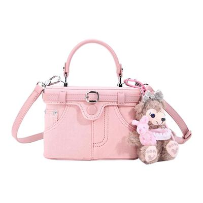 可爱小熊化妆包手提斜挎女包