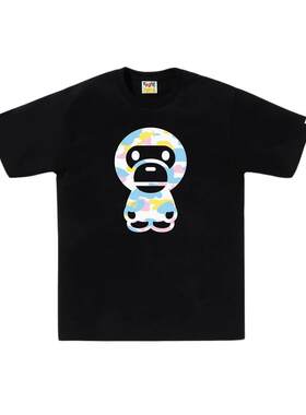 BAPEBABYMILO糖果迷彩印花T恤
