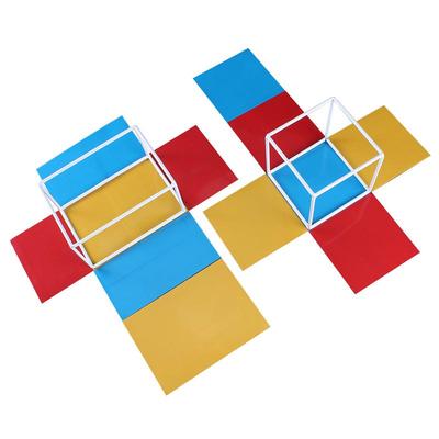 正方体教具小学五年级可拆卸展开
