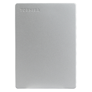 TOSHIBA/东芝移动硬盘2t金属移动硬盘2tb高速USB3.0可加密兼容mac