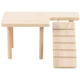 金丝熊仓鼠平台造景用品大全套生活玩具二层楼梯笼子躲避屋窝爬架