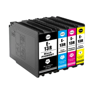 适用爱普生EM-C7100a墨盒Epson EP-C7000a彩色喷墨打印机颜料墨水T13R1 T13R2 T13R3 T13R4墨仓式墨水盒墨袋