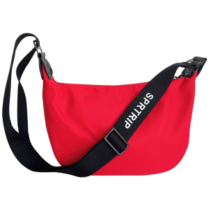 慵懒休闲月牙饺子包秋冬季实用牛津布包大容量运动旅游牛角斜挎包