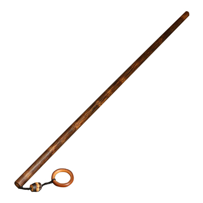 纯手工打磨天然金丝竹竹制手把件