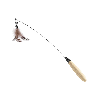 逗猫棒猫咪玩具自嗨解闷宠物小猫赛级长杆替换头幼猫羽毛耐咬用品