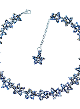 原创繁星纯手工编制choker项链