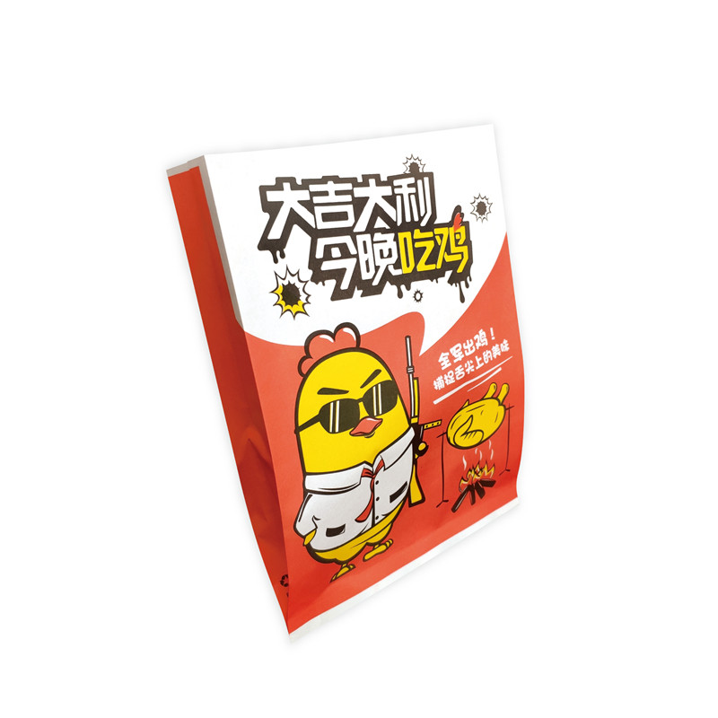 大吉大利鸡排防油袋加厚鸡翅鸡腿鸡叉骨打包袋全鸡整鸡牛皮袋定做