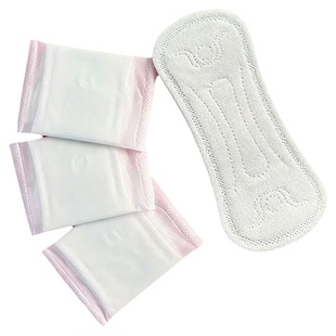 卫生护垫140mm/155mm丝薄棉柔贴身透气200片大包学生实惠批发简装