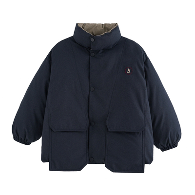 男童棉服加厚保暖冬装韩版洋气