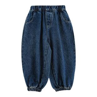 幼悠童装男童牛仔裤春春秋儿童裤子秋装2026新款宽松显瘦百搭长裤