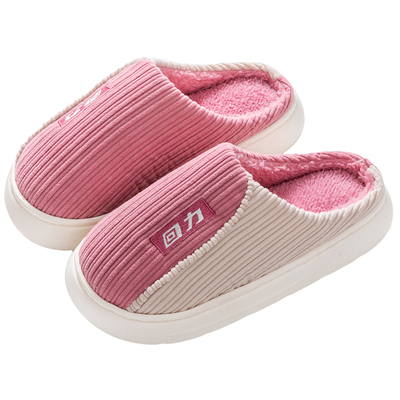 【回力正品】棉拖鞋家居加绒保暖