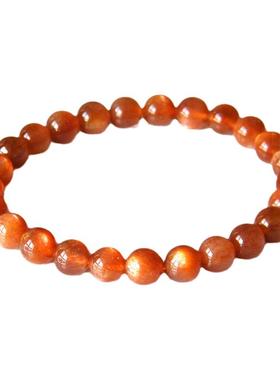 水玉冰魄天然太阳石金日光石手链