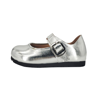 喵唔的天空软萌大圆头勃肯鞋女厚底内增高真皮复古玛丽珍鞋单鞋