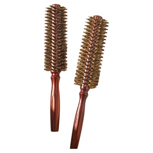 2025新款滚梳卷发梳子女士专用猪鬃毛圆筒内扣造头理发店发廊吹头