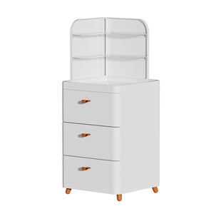 床头柜小型置物架卧室日式夹缝收纳柜移动储物柜抽屉式缝隙床边柜