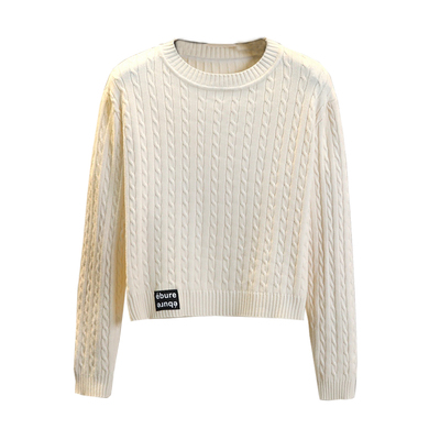 内搭针织衫唯衣瑾色无扣圆领套头