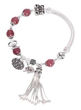 手链女纯银时尚个性原创设计手串