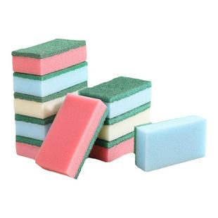 美丽雅多彩海绵百洁布洗碗擦厨房清洁双面去污加厚吸水刷锅魔力擦