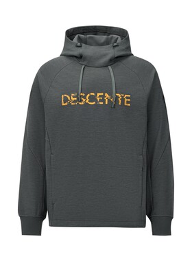DESCENTE迪桑特男女同款防泼水宽松薄绒保暖连帽卫衣新品