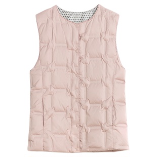 雅鹿石墨烯羽绒马甲女2025冬季新款内搭羽绒服内胆鸭绒马夹外套