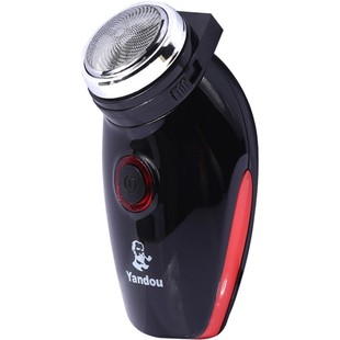 烟斗yandou男士剃须刀电动旋转式单圆刀头大胡子老人头刮胡刀刨须