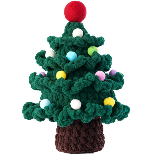【圣诞树】材料包自制毛线手工编织diy钩针圣诞节摆件礼物送女友