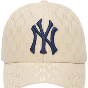 MLB棒球帽官方专柜男女刺绣NY情侣休闲遮阳鸭舌帽子新款