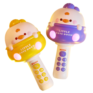 无线儿童话筒音响一体麦克风回声早教宝宝卡拉ok唱歌机小女孩玩具