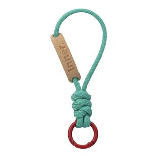里面LM｜钥匙扣挂绳皮质高级防丢便携车钥匙链奶嘴小挂件个性创意