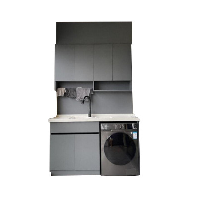 蜂窝铝材质阳台洗衣机柜结实耐用