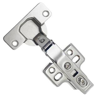 35杯52mm螺丝孔距铰链橱柜门合页阻尼液压缓冲静音直臂全盖中弯