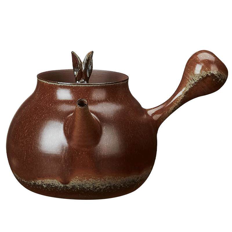 金灶G-225D红泥砂铫壶炭火煮茶壶