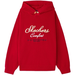 马年系列丨SKECHERS斯凯奇男女运动休闲套头衫卫衣L126U014-03LC