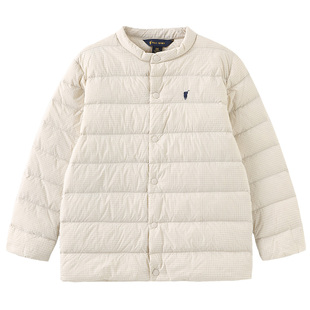 POLOWALK童装 男童羽绒服轻薄短款女童2025秋冬季儿童外套上衣