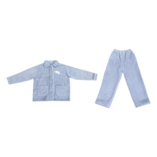 云朵工厂小猫玩儿球开衫家居服两件套可外穿秋冬保暖加厚珊瑚绒女