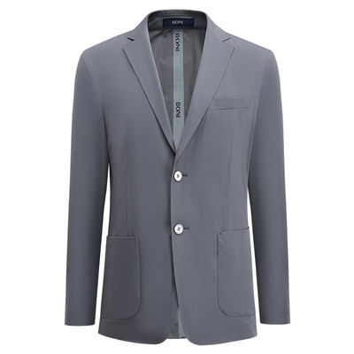 BONI/堡尼春夏新品西服便装商务休闲西装净色修身西裤男QR282071B