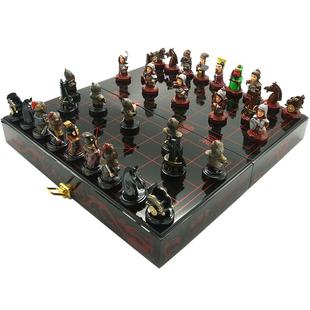 风雅堂 三国立体人物象棋送老外的中国特色礼物送外国人 创意礼品