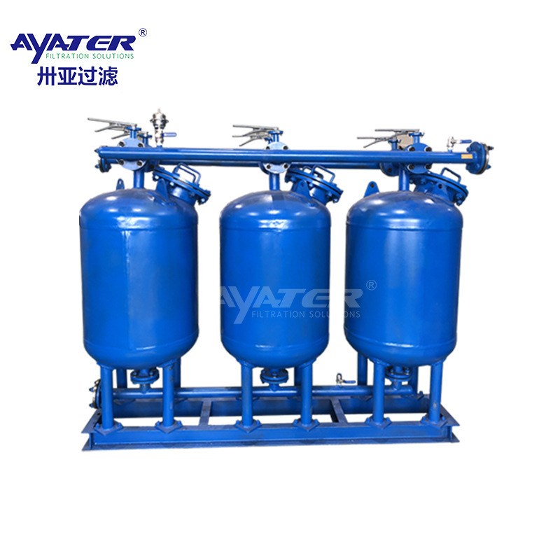 卅亚农业灌溉浅层砂过滤器浅层介质活性炭过滤器石英砂滤水器厂家