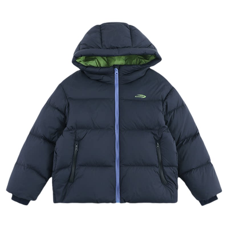oddtails男童95白鸭绒羽绒服冬季新款三防蓄热保暖舒适外套初中生