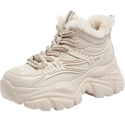 骆驼女鞋2023冬季冬季加绒保暖