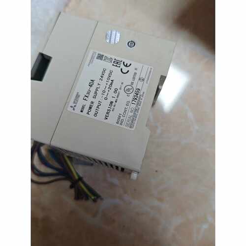 议价三凌PLC模块FX3U4DA拆机原装正品功能包好