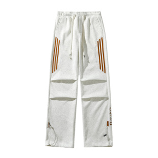 NASA STUSY美式复古2026新款春装男款休闲长裤子直筒宽松男士卫裤