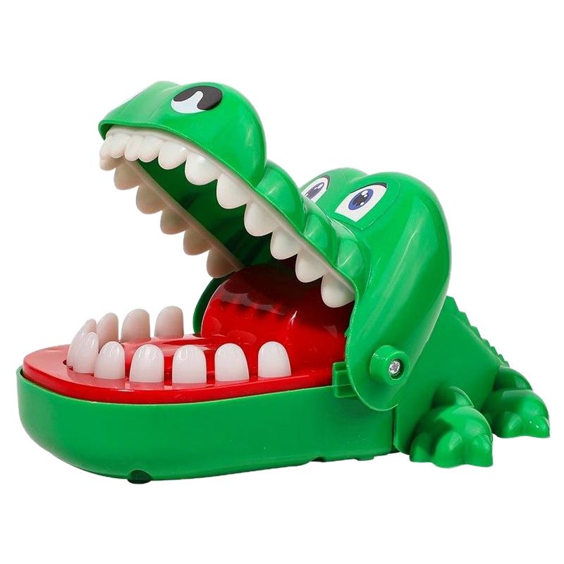 咬手指的大嘴巴鳄鱼玩具咬手鲨鱼咬手玩具牙齿儿童亲子整蛊玩具