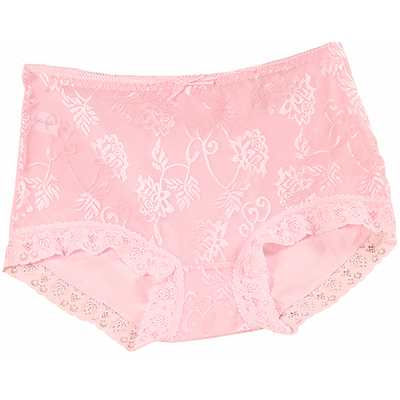 女士无痕网纱纯棉内裤4条