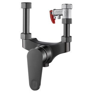 电热水器淋浴冷热水龙头明装U型混水阀增压花洒开关简易洗澡套装