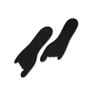 檀香树真皮凉鞋专用防臭鞋垫 女 防滑吸汗可粘贴黑色牛皮拖鞋鞋垫
