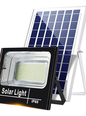 太阳能灯户外庭院灯农村超亮强光投光灯室内防水家用照明led路灯
